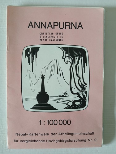 Annapurna nepal kartenwerk - annapurna, nepal-kartenwerk